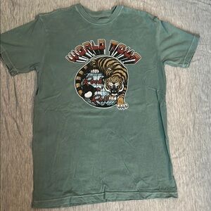 World Town Graphic Tee - Green